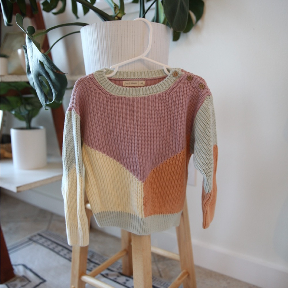 Fin and Vince knit sweater size 4/5y EUC